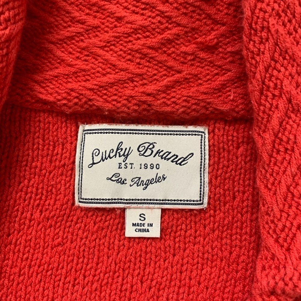 Lucky Brand Jaquard Moto Sweater Jacket - Picture 3 of 14